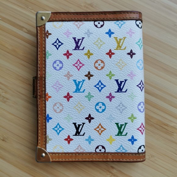 RARE AUTHENTIC LOUIS VUITTON MULTI COLOR PM AGENDA - Picture 2 of 11